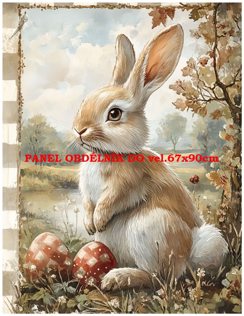 Bavlněný panel 7x10 cm