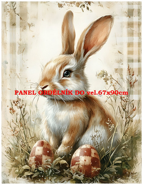 Bavlněný panel 7x10 cm