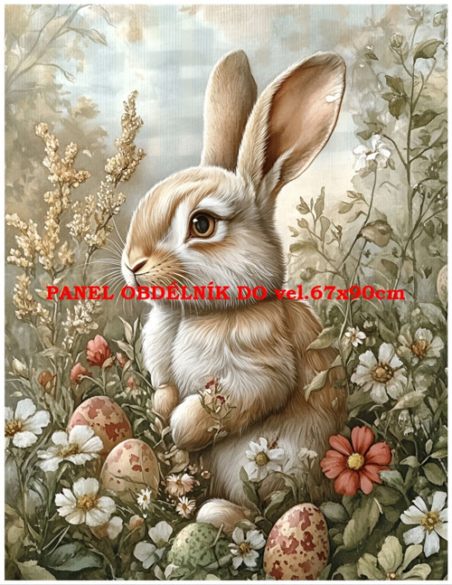 Bavlněný panel 7x10 cm