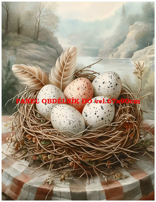 Bavlněný panel 7x10 cm — foto 1