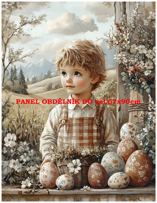 Bavlněný panel 7x10 cm