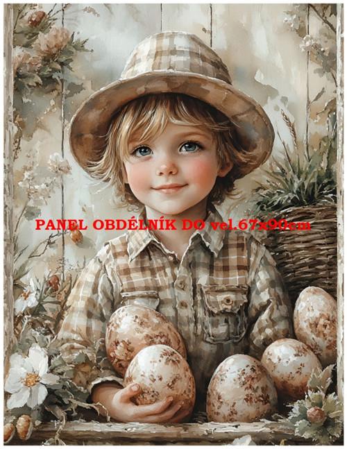 Bavlněný panel 7x10 cm — foto 1