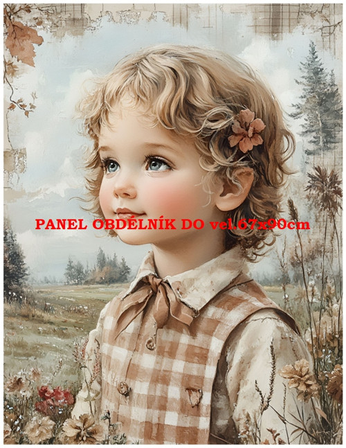 Bavlněný panel 7x10 cm — foto 1