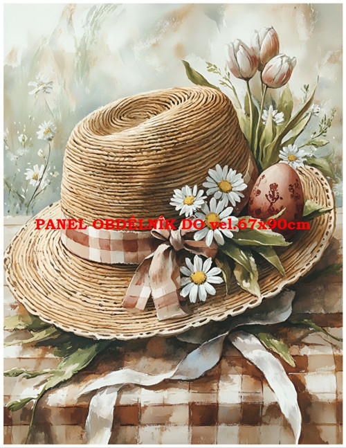 Bavlněný panel 7x10 cm