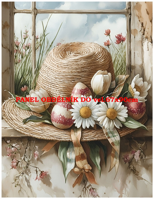 Bavlněný panel 7x10 cm — foto 1