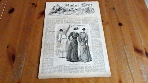Módní svět 1. 7. 1890 střihy