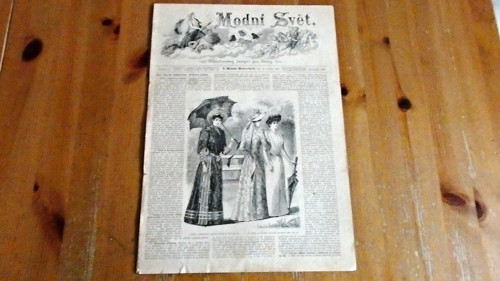 Módní svět 19. 5. 1890 střihy