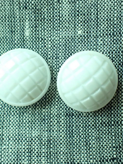 Skleněné vintage knoflíky - 2 kusy
