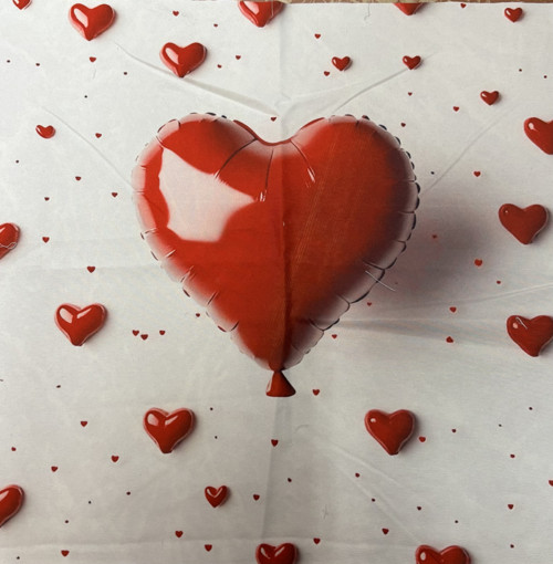 Povlak na polštář Srdce k Valentýnu
