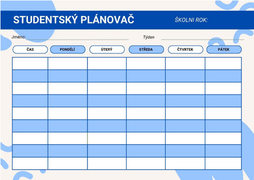 Studentský plánovač