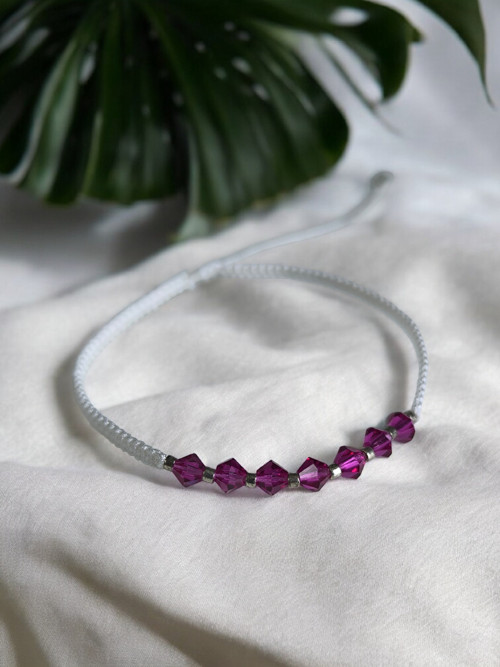 Náramek Crystal - Kouzelný soumrak | ručně šité