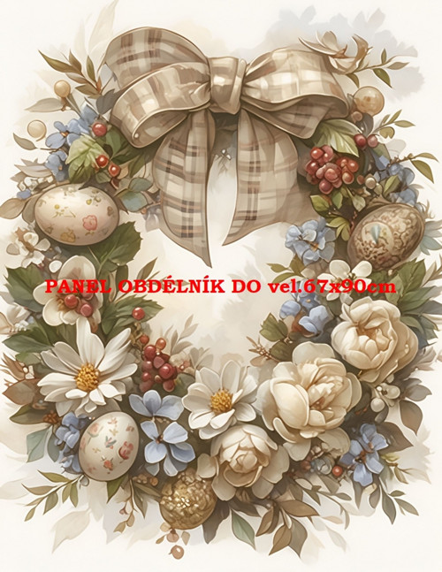 Bavlněný panel 7x10 cm — foto 1