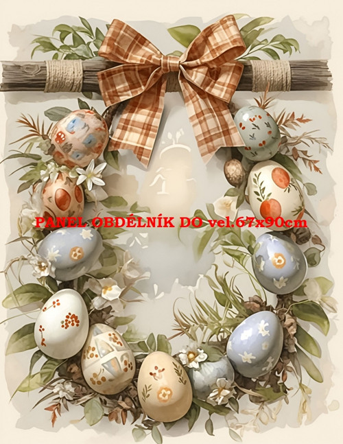 Bavlněný panel 7x10 cm — foto 1