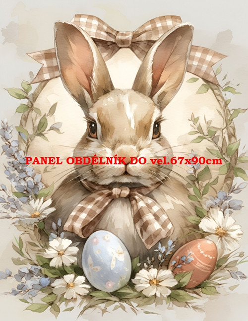 Bavlněný panel 7x10 cm