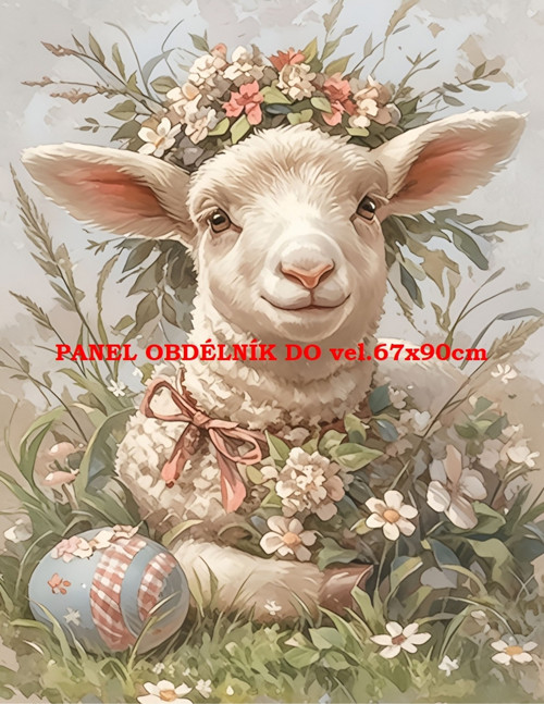 Bavlněný panel 7x10 cm — foto 1