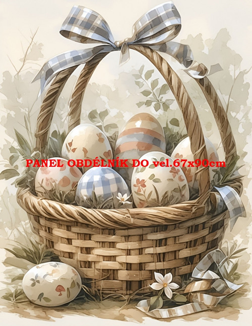 Bavlněný panel 7x10 cm
