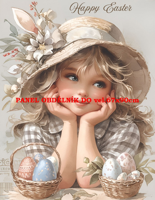 Bavlněný panel 7x10 cm