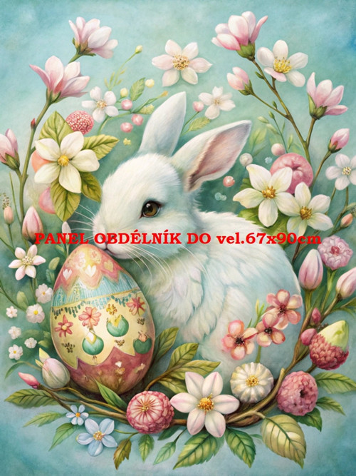 Bavlněný panel 7x10 cm