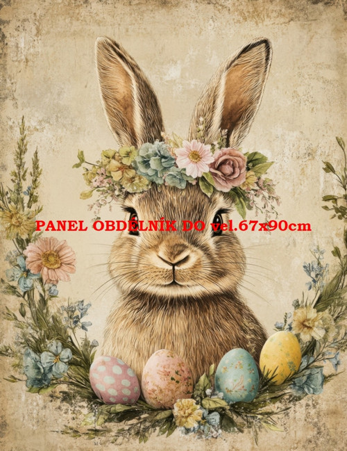 Bavlněný panel 7x10 cm