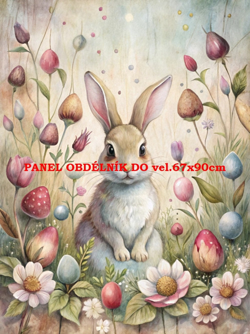 Bavlněný panel 7x10 cm