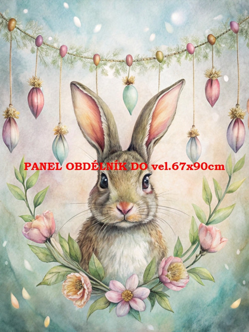 Bavlněný panel 7x10 cm
