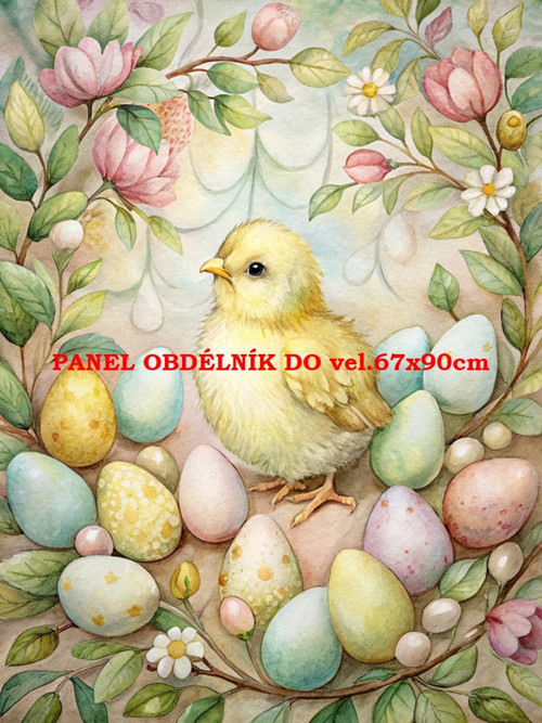 Bavlněný panel 7x10 cm