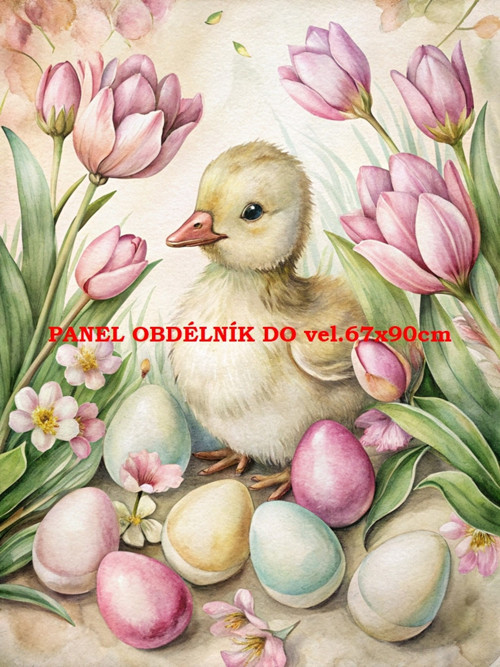 Bavlněný panel 7x10 cm