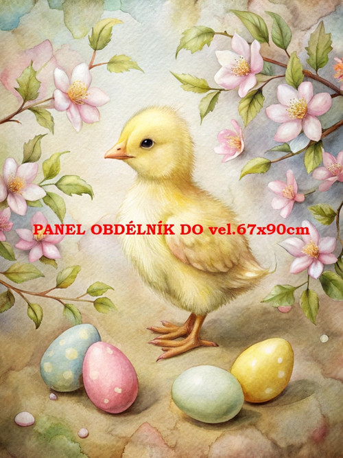 Bavlněný panel 7x10 cm