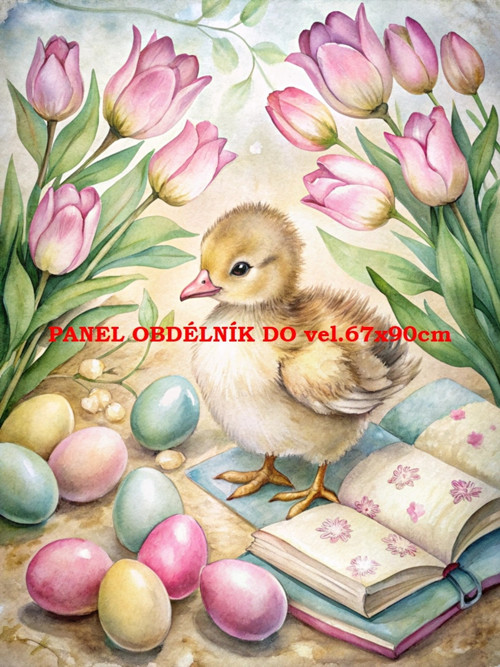 Bavlněný panel 7x10 cm