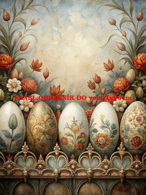 Bavlněný panel 7x10 cm