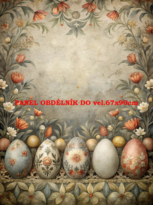 Bavlněný panel 7x10 cm — foto 1