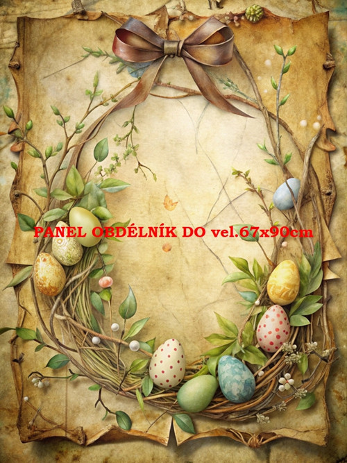 Bavlněný panel 7x10 cm — foto 1