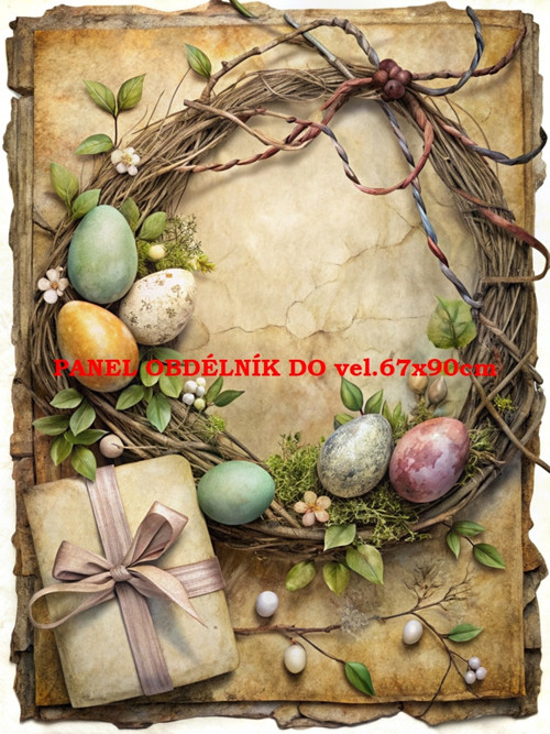 Bavlněný panel 7x10 cm