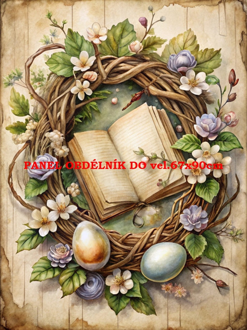 Bavlněný panel 7x10 cm — foto 1