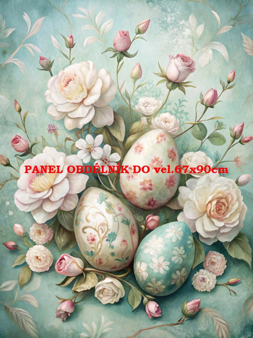 Bavlněný panel 7x10 cm