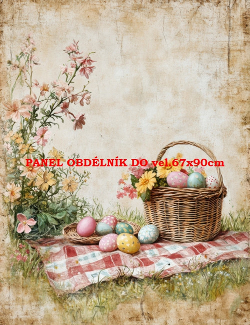 Bavlněný panel 7x10 cm — foto 1