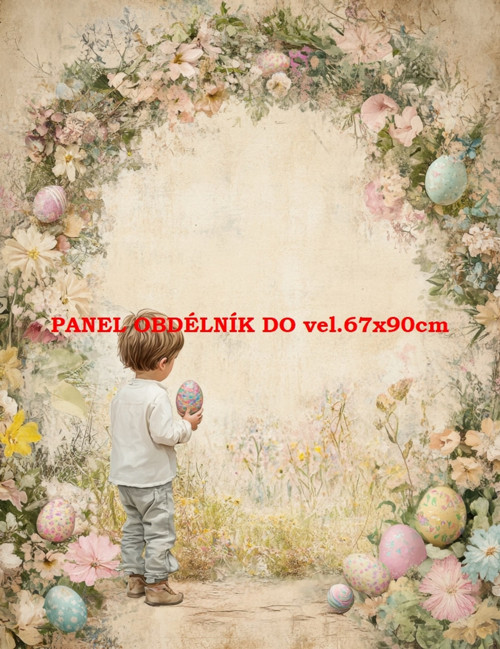 Bavlněný panel 7x10 cm — foto 1