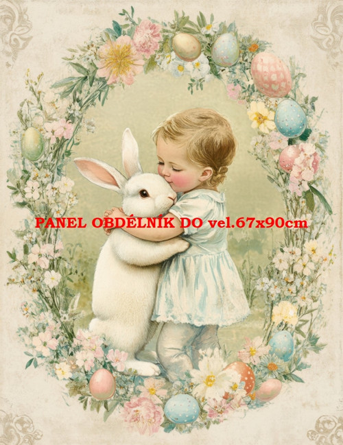 Bavlněný panel 7x10 cm