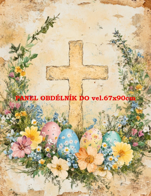 Bavlněný panel 7x10 cm — foto 1