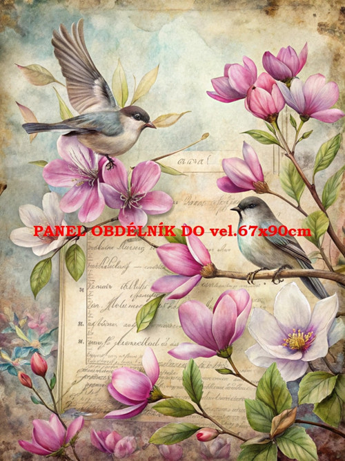 Bavlněný panel 7x10 cm — foto 1