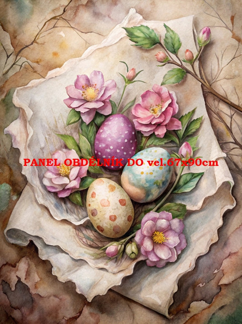 Bavlněný panel 7x10 cm — foto 1