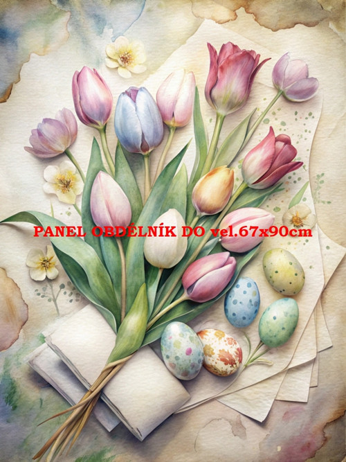 Bavlněný panel 7x10 cm — foto 1