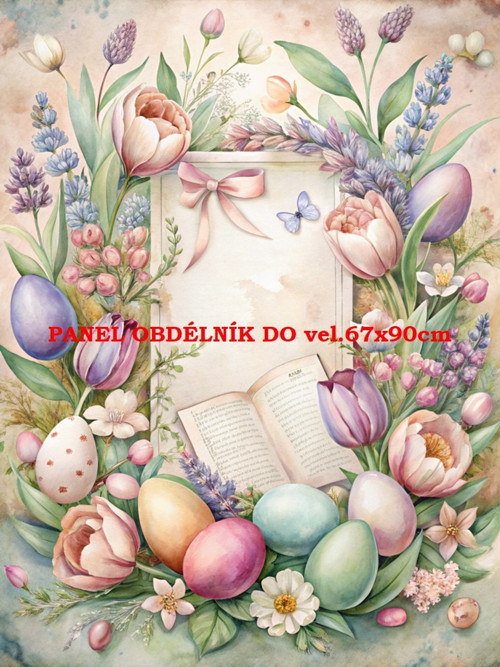 Bavlněný panel 7x10 cm — foto 1