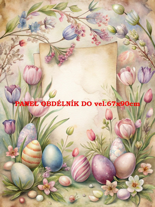 Bavlněný panel 7x10 cm