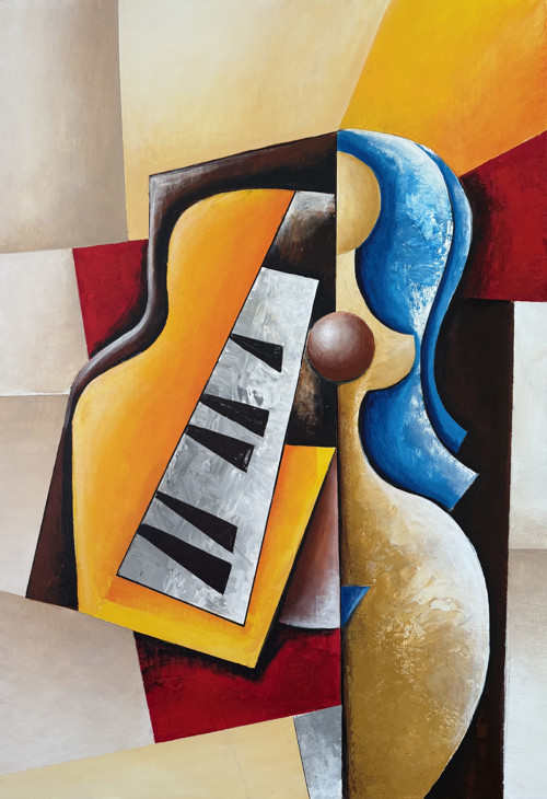 "Žena a piano ",70x100 — foto 1