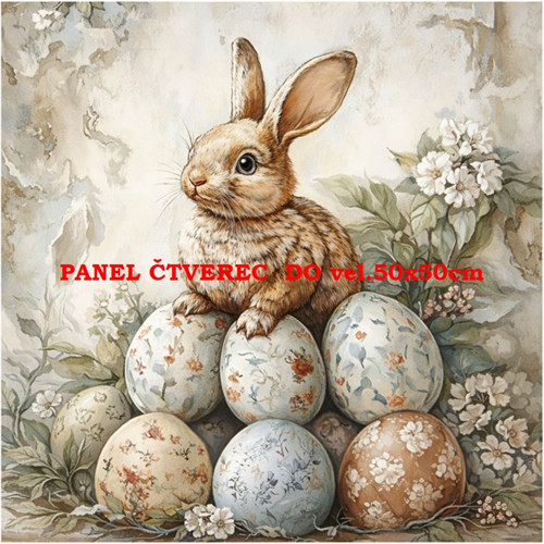 Bavlněný panel 10x10 cm — foto 1