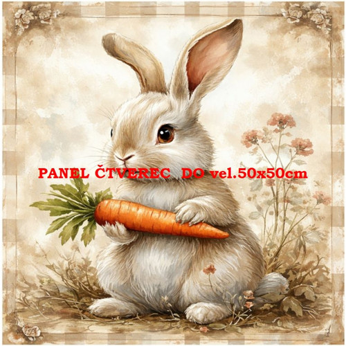 Bavlněný panel 10x10 cm — foto 1