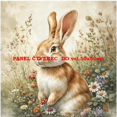 Bavlněný panel 10x10 cm — foto 1