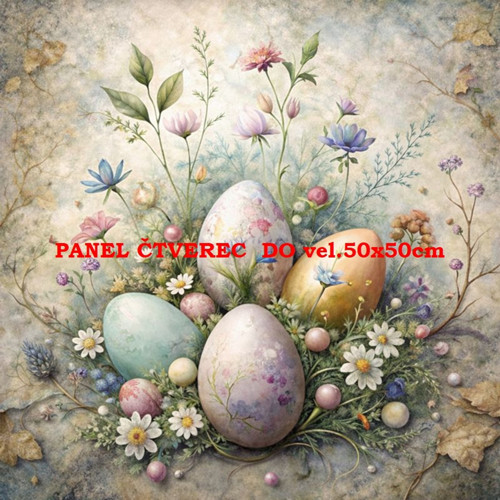 Bavlněný panel 10x10 cm