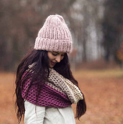 Čepka vlněná Pudrově hnědá